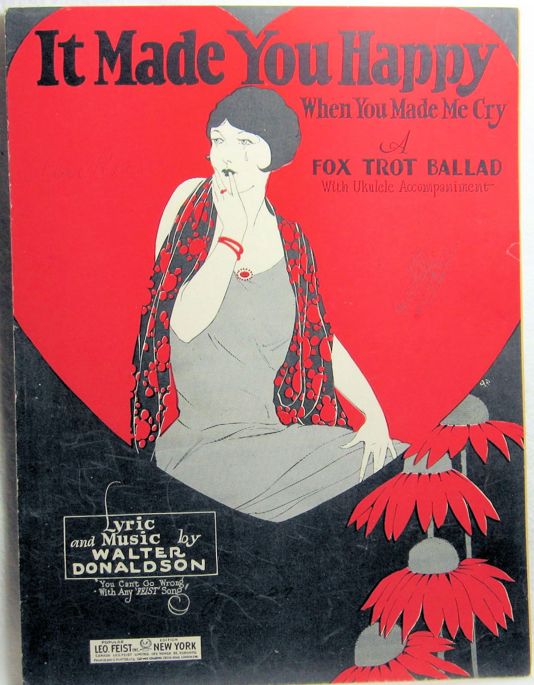 It Made You Happy When You Made Me Cry 1926