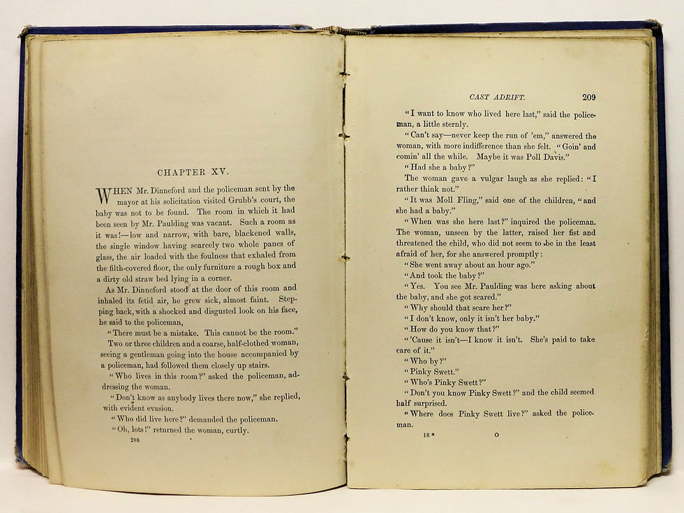 Thumbnail: CAST ADRIFT Select Works of T. S. ARTHUR (ca. 1880)
