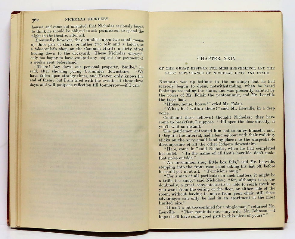 Thumbnail: The Life & Adventures of Nicholas Nickleby by CHARLES DICKENS (ca. 1920)