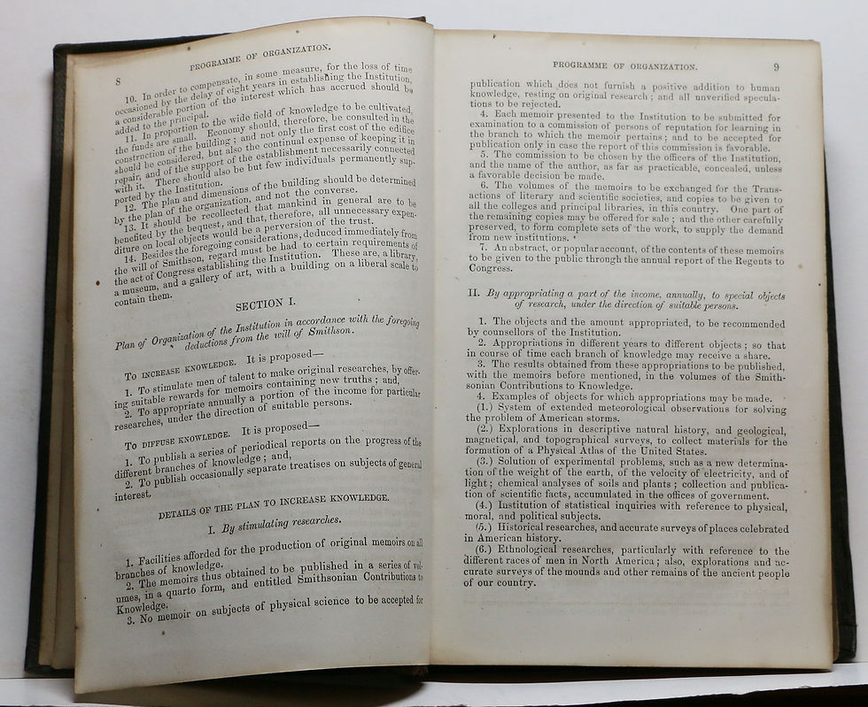Thumbnail: ANNUAL REPORT OF THE BOARD OF REGENTS OF THE SMITHSONIAN INSTITUTION 1864