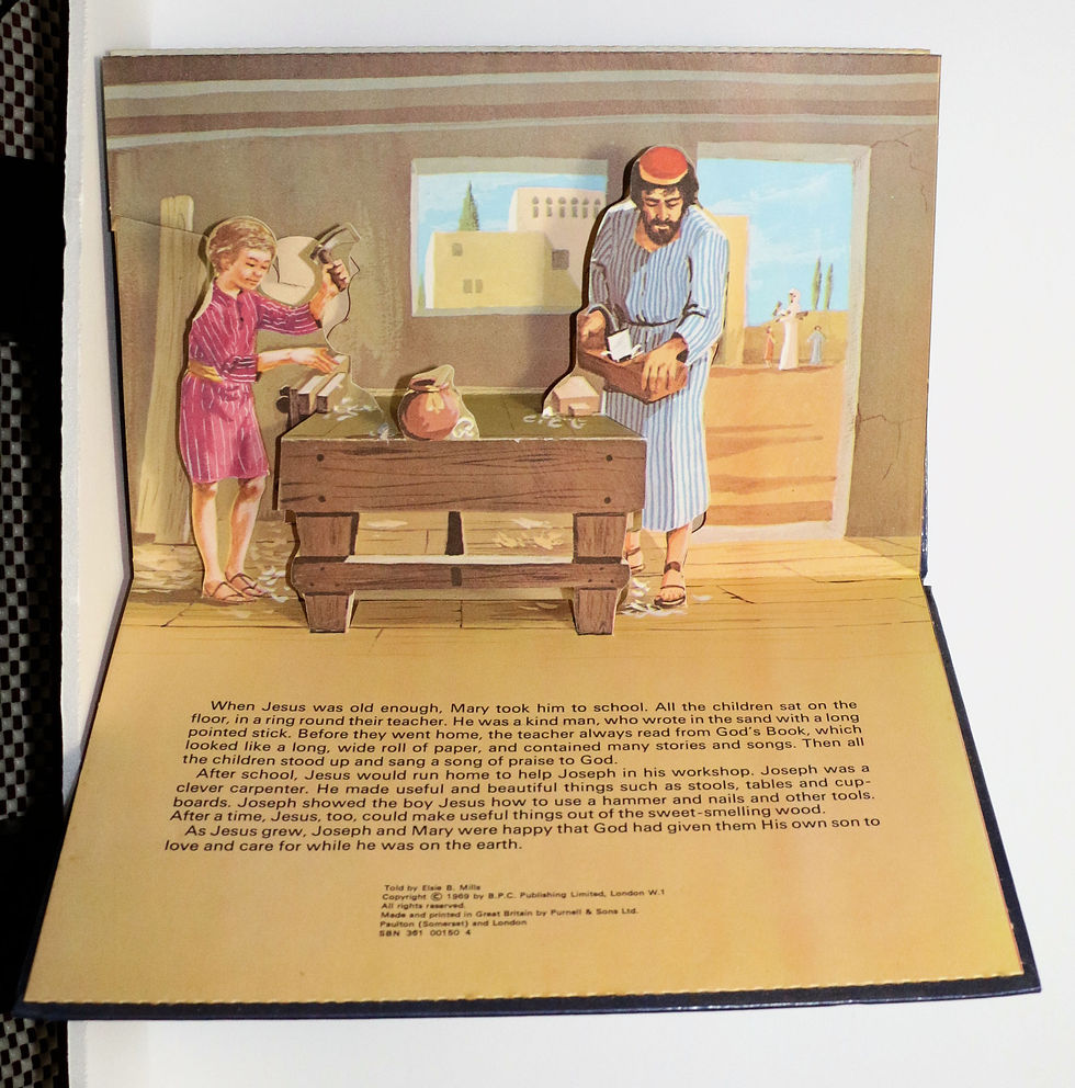 Thumbnail: THE BOY JESUS (A Pop-Up Book) Elsie B. Mills 1969