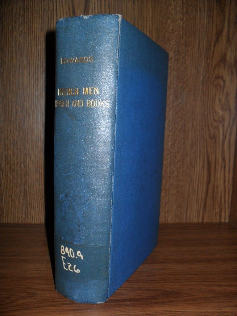 Thumbnail: French Men, Women, & Books: 19th Century Studies (1911)
