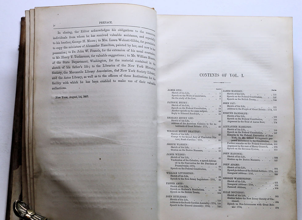 Thumbnail: Collection of SPEECHES AND ADDRESSES, BY THE MOST EMINENT ORATORS OF AMERICA