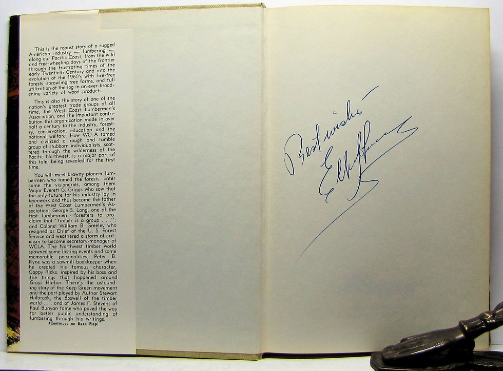 Thumbnail: HEAD RIG: Story of the West Coast Lumber Industry by ELLIS LUCIA (Signed!) 1965