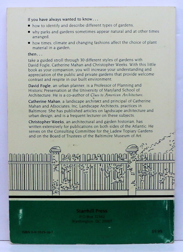 Thumbnail: Clues to American Gardens by David P. Fogle 1987