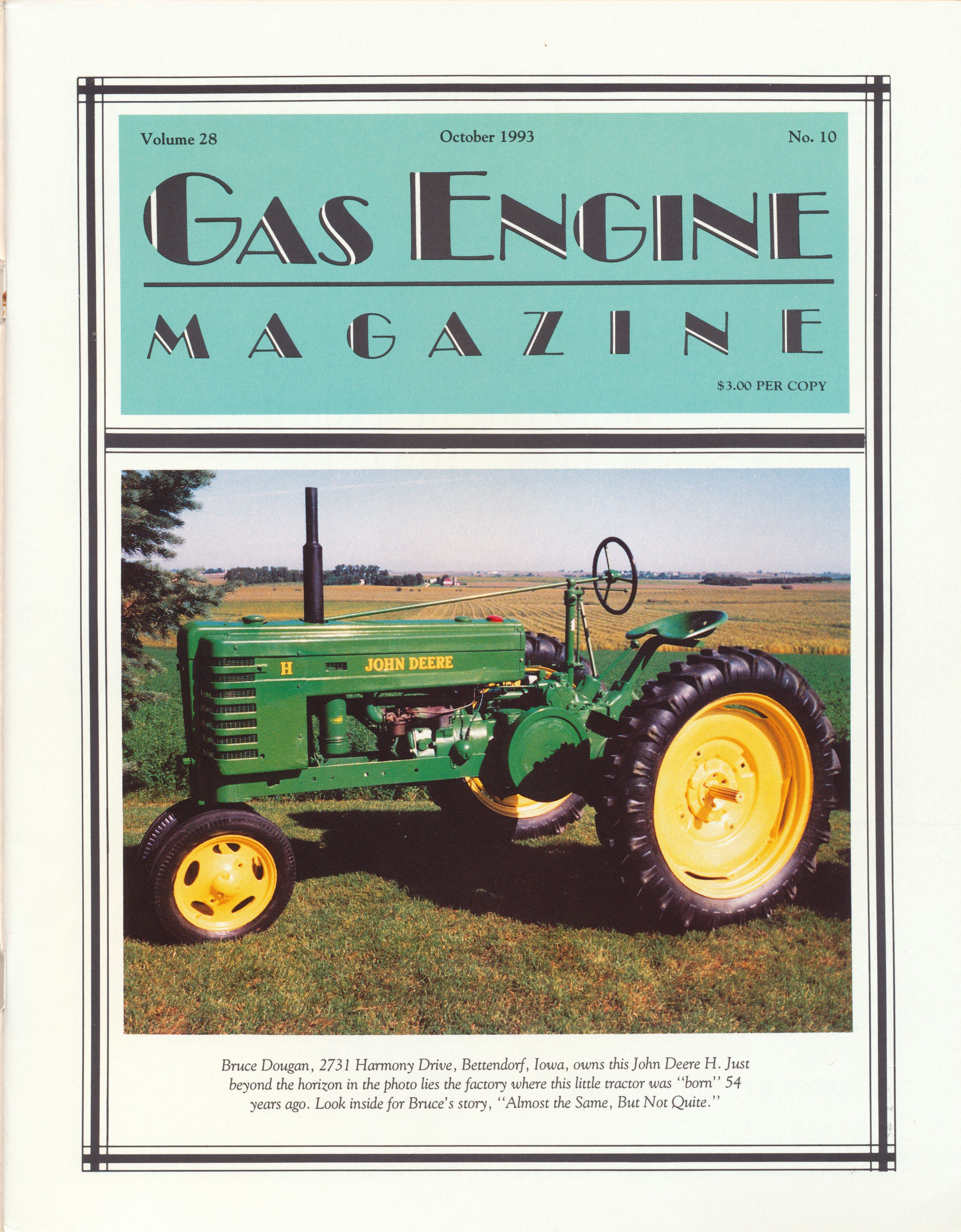 Gas Engine Mag.  October 1993