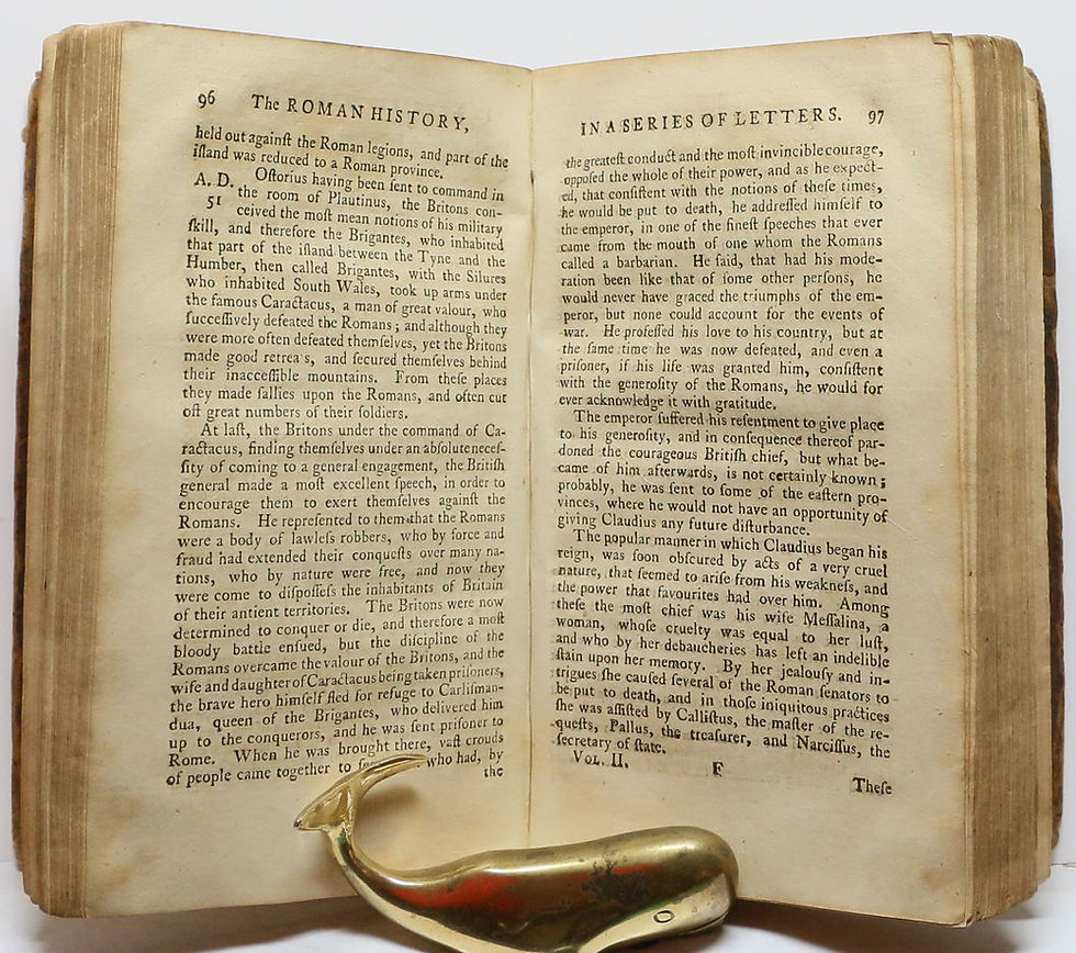 Thumbnail: THE ROMAN HISTORY, IN A SERIES OF LETTERS, FROM A NOBLEMAN TO HIS SON. VOL. II.