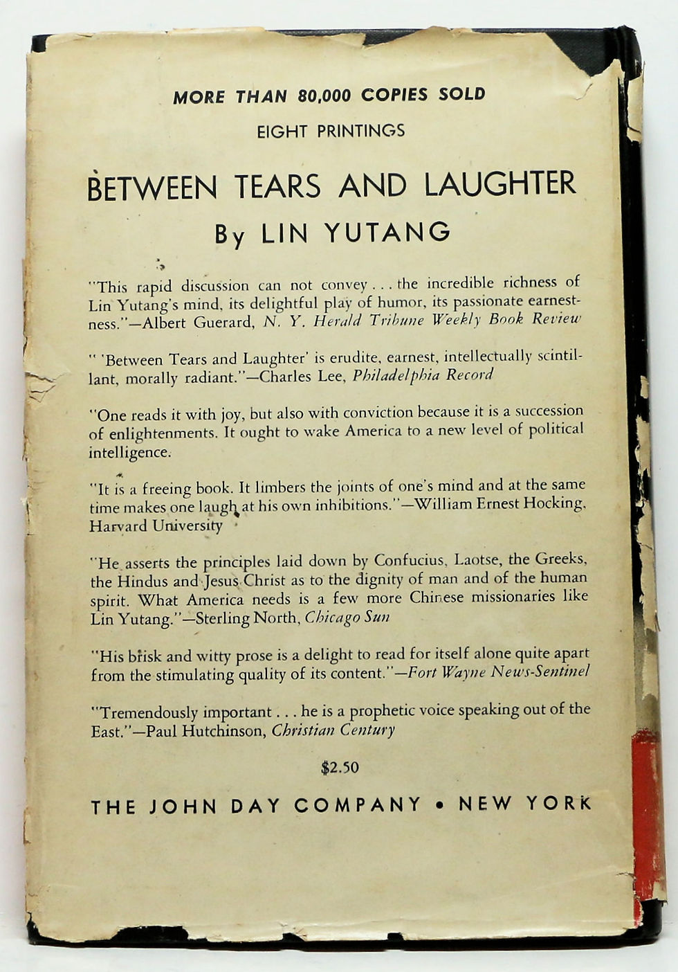 Thumbnail: The VIGIL of a NATION By LIN YUTANG (w/Jacket!) Chinese Wartime History 1945