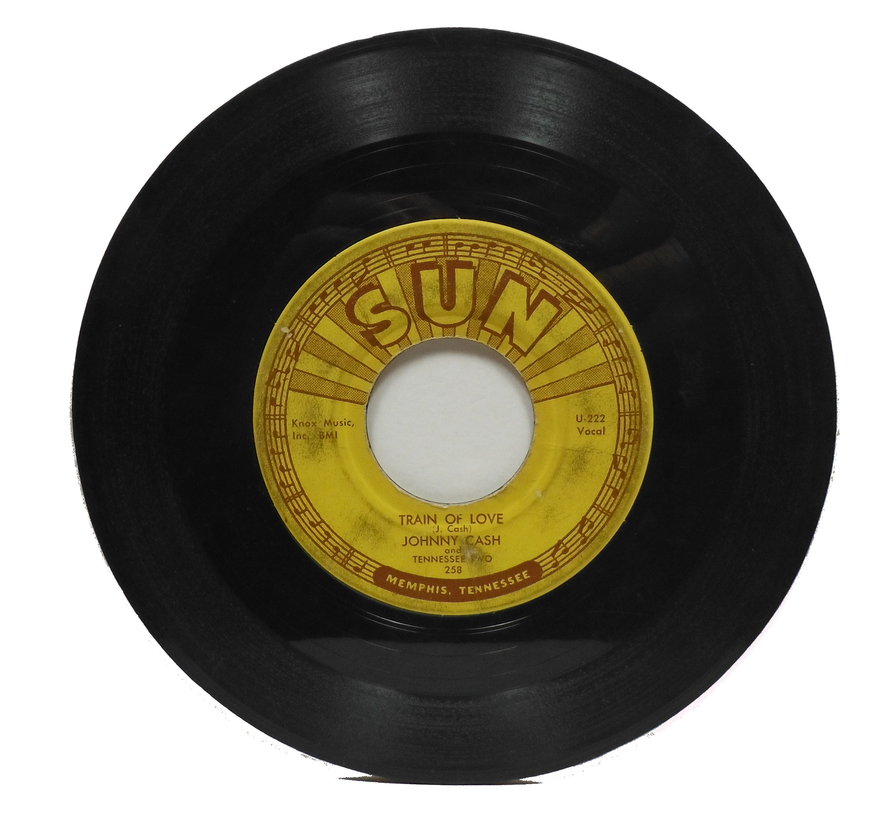 JOHNNY CASH - Train of Love / There You Go 1956