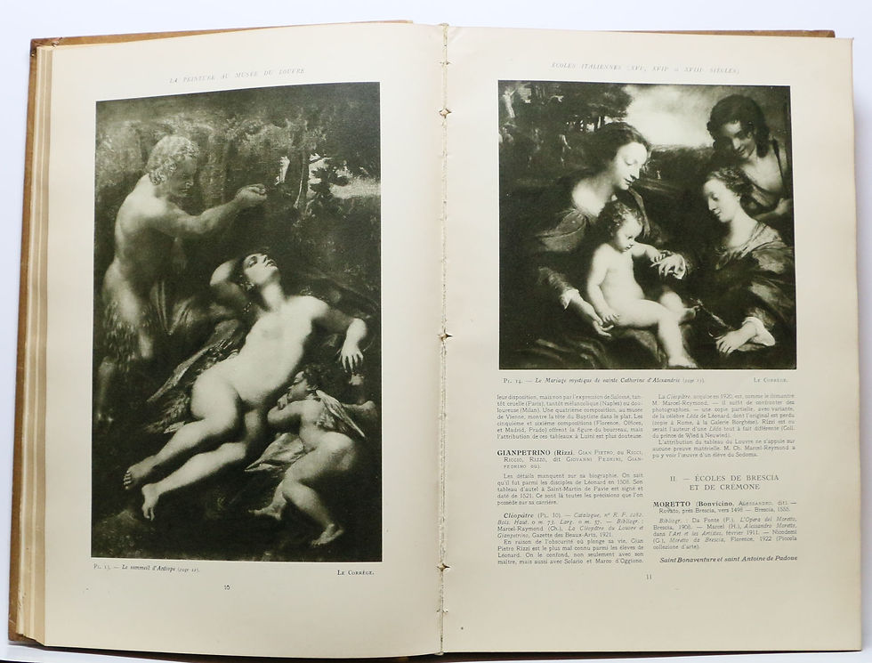 Thumbnail: LA PEINTURE AU MUSEE DU LOUVRE (2-Vols.) 1920 (French)