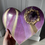 Thumbnail: Amethyst Crystal Heart Plaque