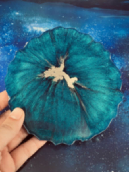 Cosmic Star Burst Goddess Coaster