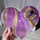 Thumbnail: Amethyst Crystal Heart Plaque
