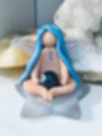 Thumbnail: Gliese Crystal Elf Fairy with Druzy Sphere.