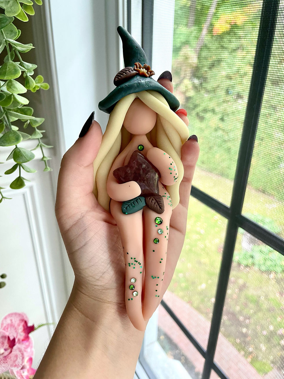 Thumbnail: Strawberry Quartz Crystal Star - Witch on a Shelf
