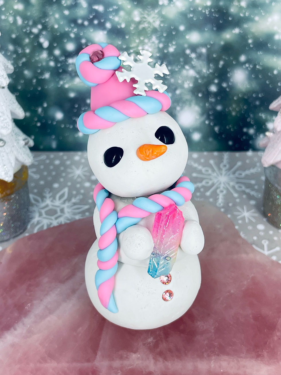 Thumbnail: Aura Quartz Crystal Snow Lady