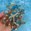 Thumbnail: Blue and Gold Octopus Coaster.