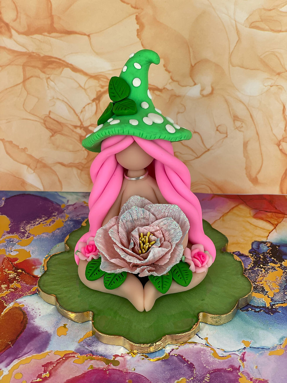 Thumbnail: Pink Rose Mushroom Witch