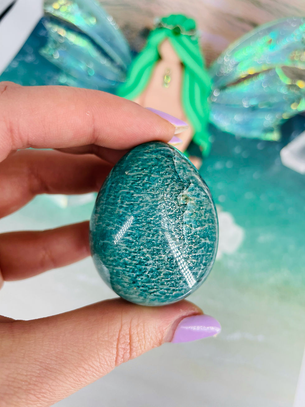 Thumbnail: Amazonite Dragon Goddess - Collectors Edition