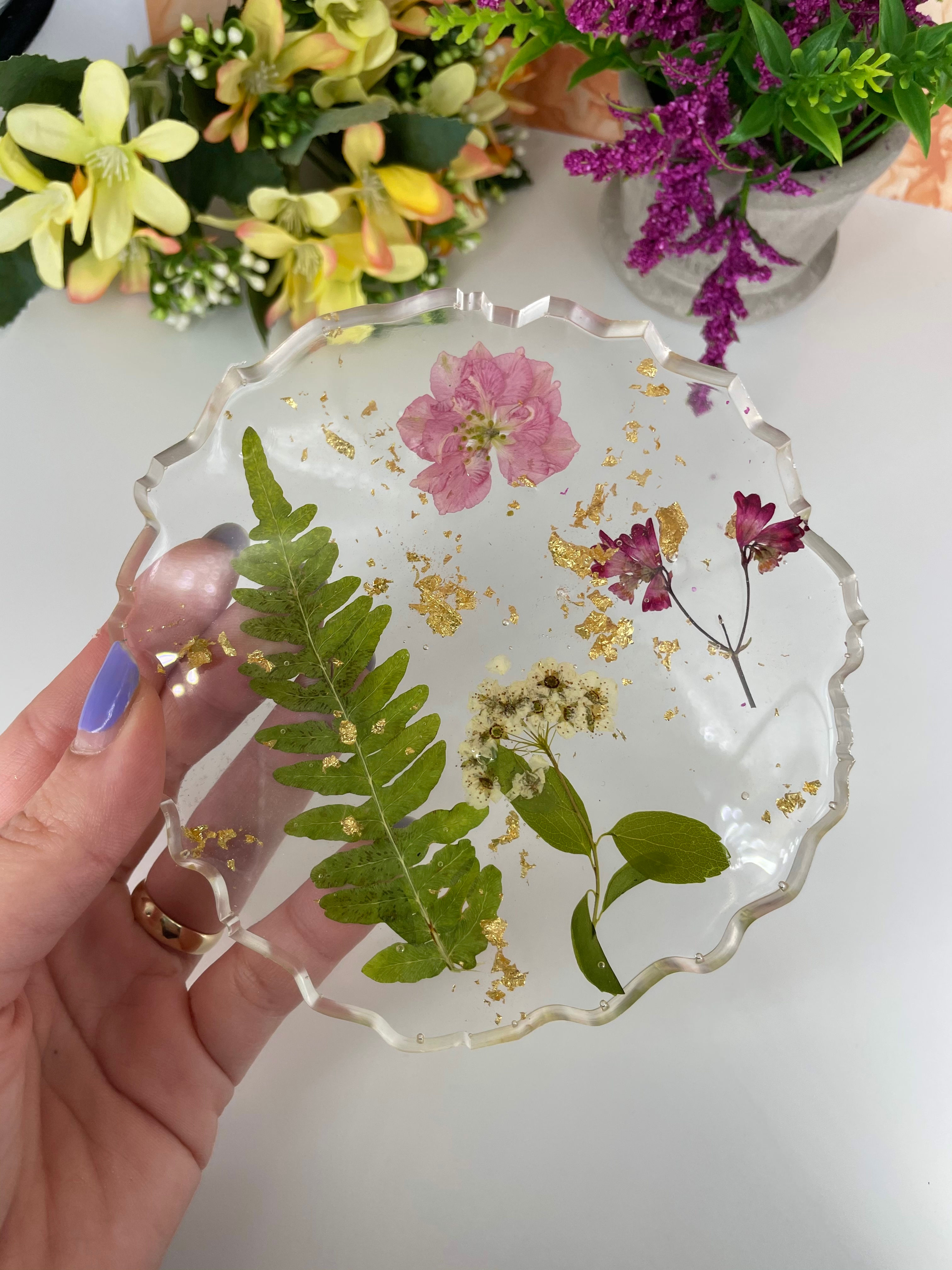 Floating Flora Goddess Coaster