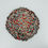 Thumbnail: Red Blue and Gold Sparkling Goddess Coaster
