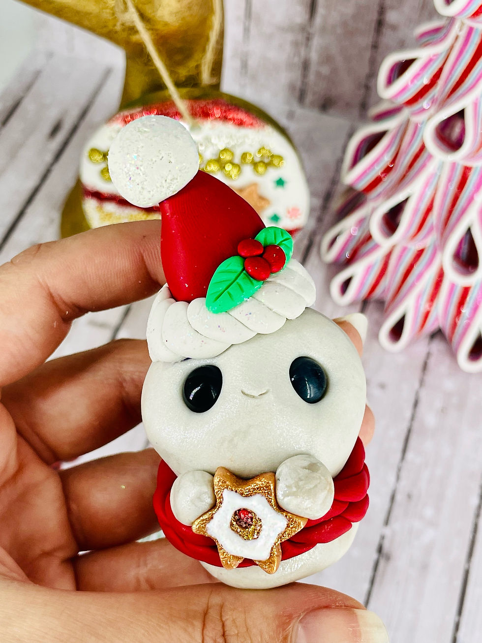Thumbnail: Christmas Cookie Crystal Boo and Ornament