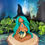 Thumbnail: Crystal Ball Blue Forest Witch