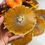 Thumbnail: Fall Amethyst Coaster Set in Orange