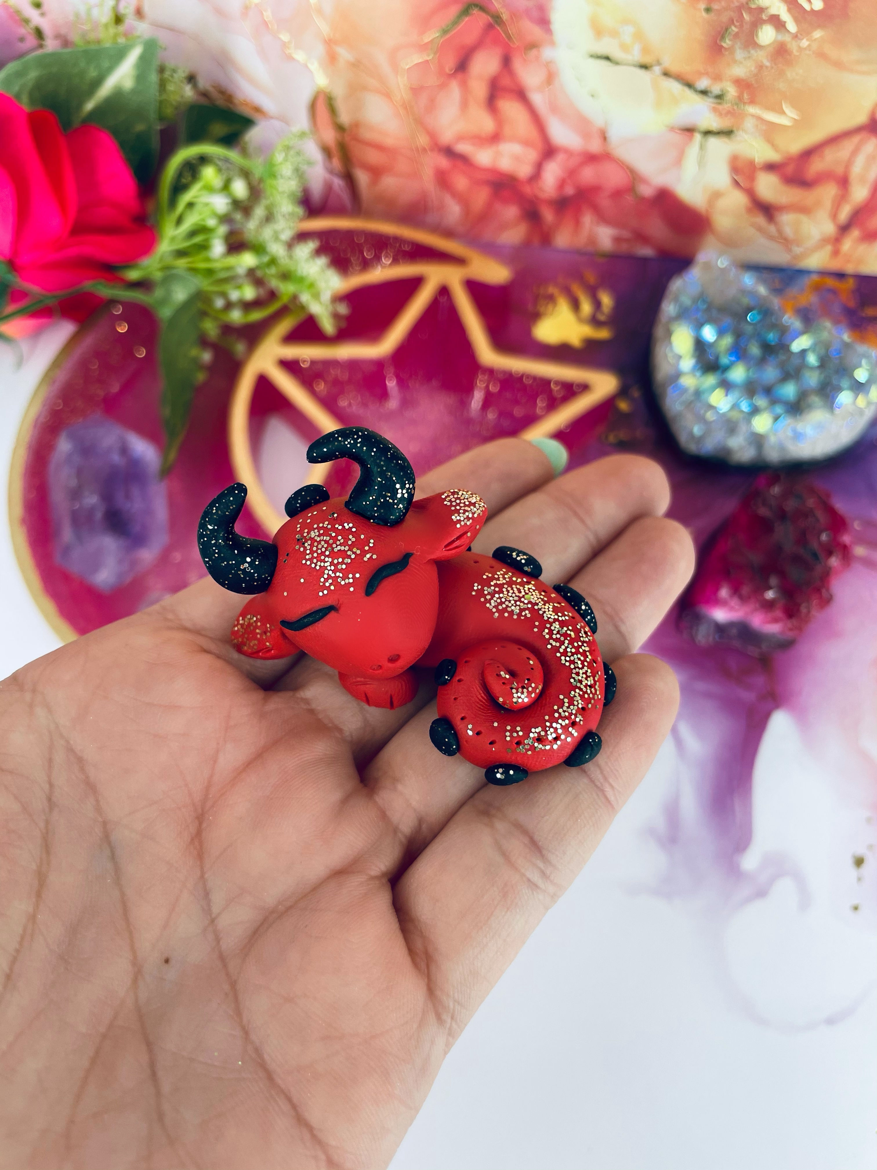 Fire Red Sleeping Dragon