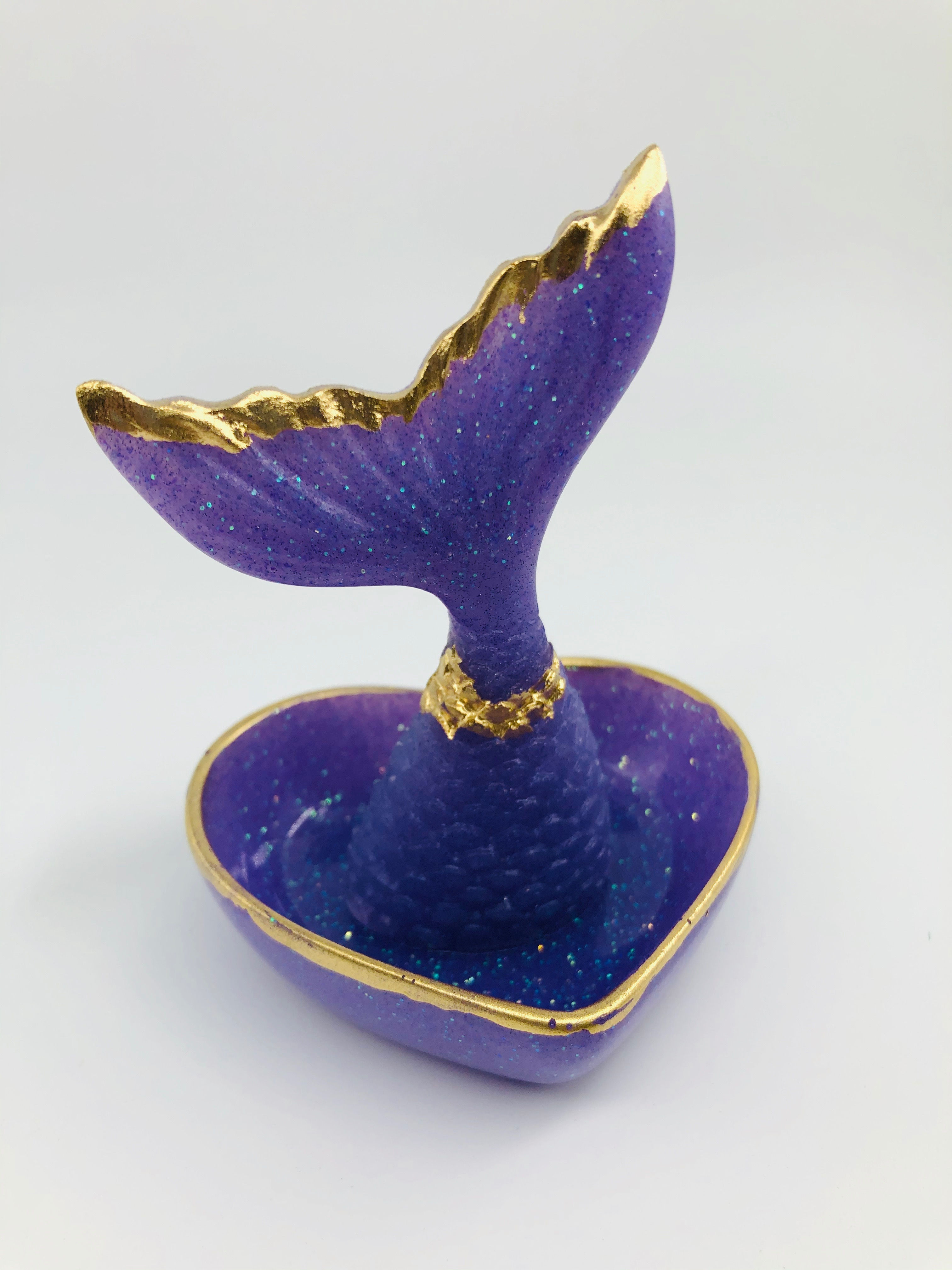 Amethyst Mermaid Trinket Dish