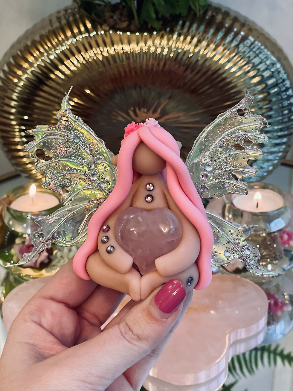 Thumbnail: Rose Quartz Fairy Elf