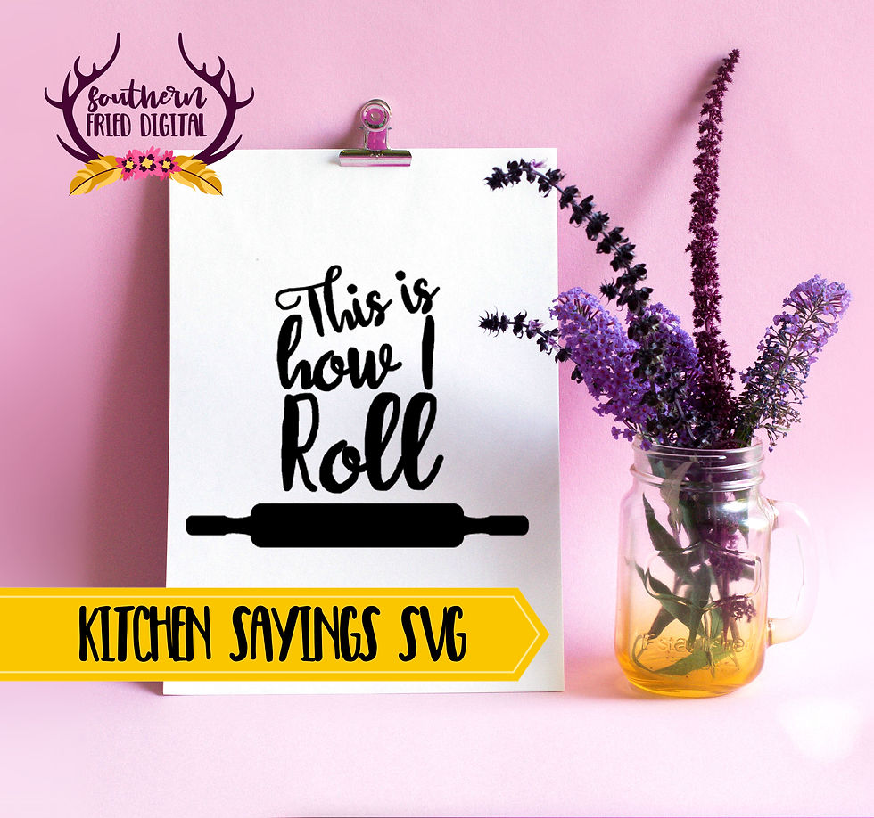 Thumbnail: Kitchen saysings SVG, cut or print file, Cricut, Silhoutte,cute kitchen sayings,