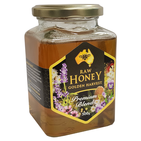 Raw Honey Golden Harvest - Premium Blend