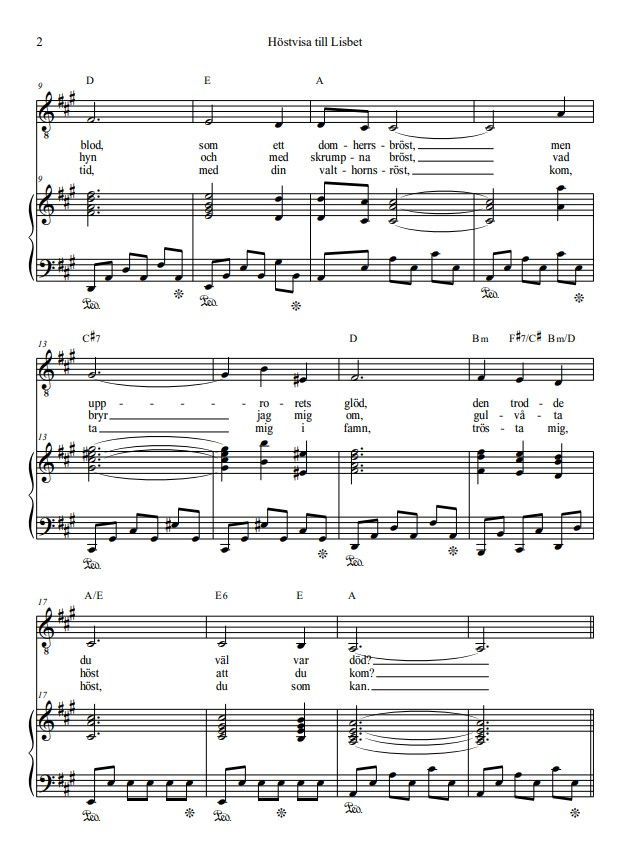 Thumbnail: Höstvisa till Lisbet