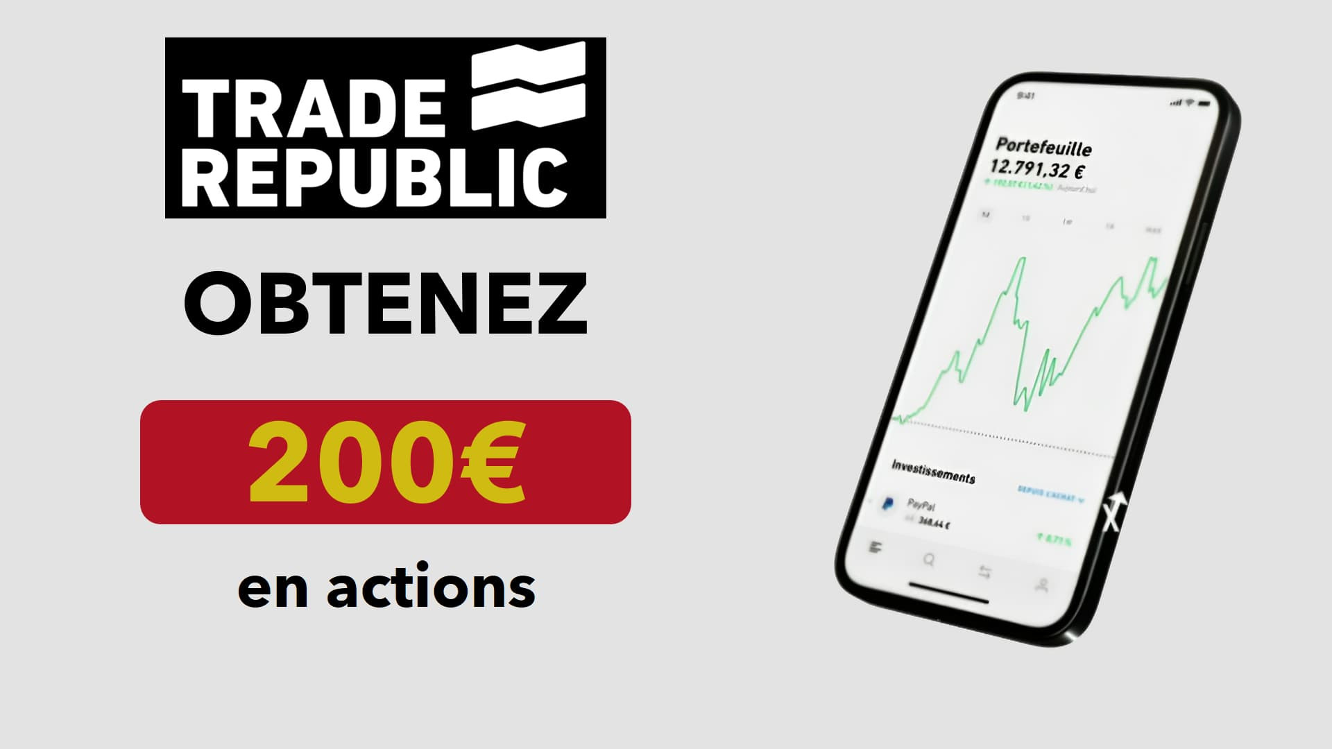 Code Parrainage Trade Republic 2025 Obtenez 200€ de prime de bienvenue