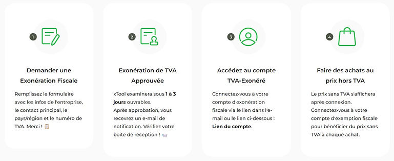 reduction exoneration tva XTOOL