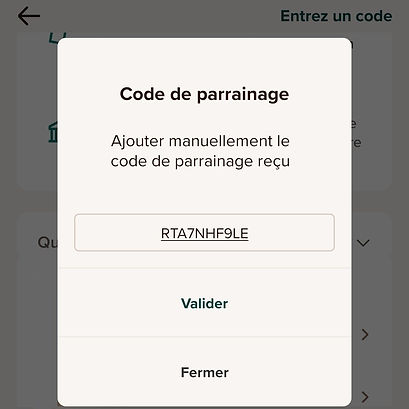 code_parrainage_sumeria_lydia_saisie