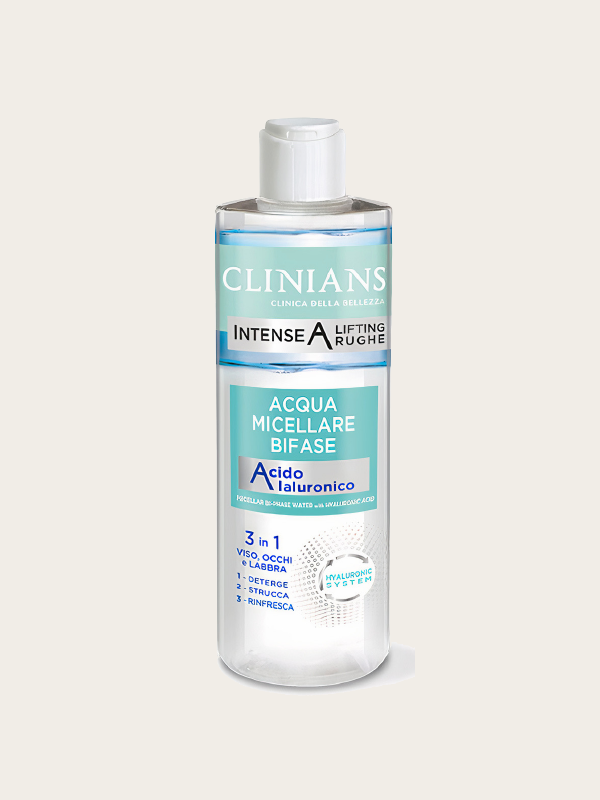 Água Micelar Anti-Rugas Bifásica 400ml CLINIANS