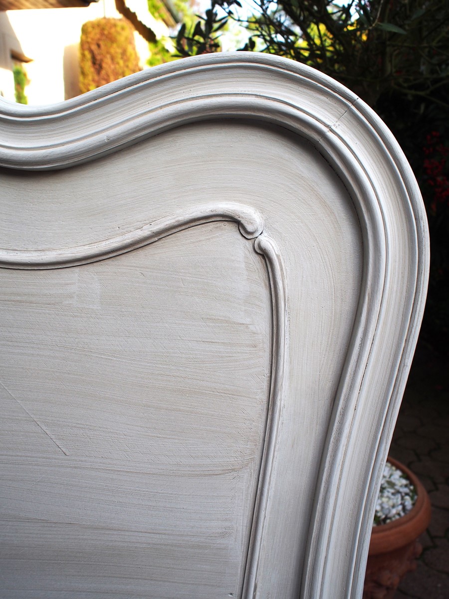 Aperçu patine blanc gris perle clair