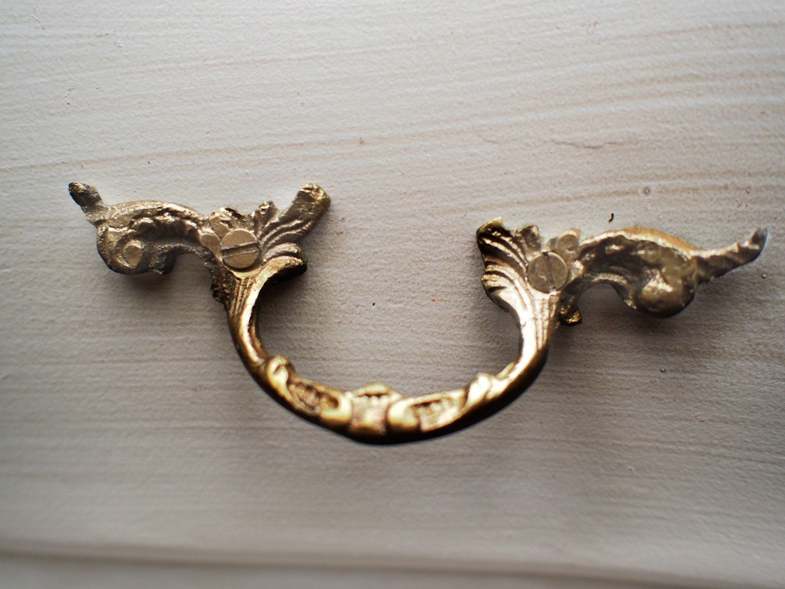 Aperçu patine blanc gris perle clair