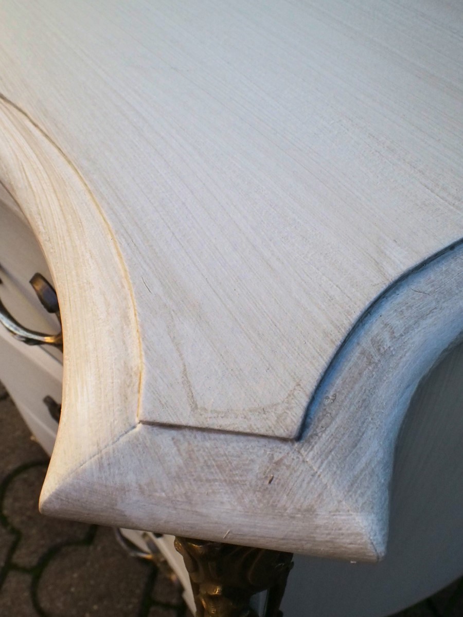 Aperçu patine blanc gris perle clair