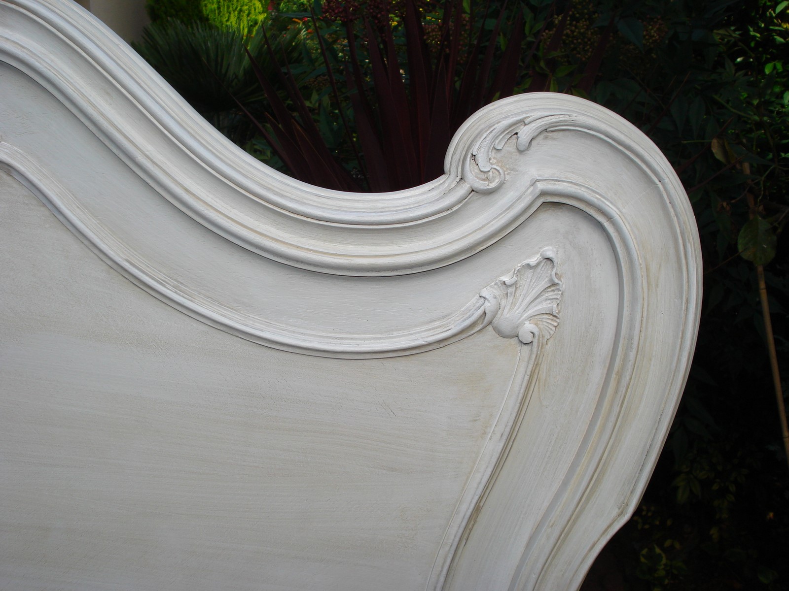 Aperçu patine blanc gris perle clair