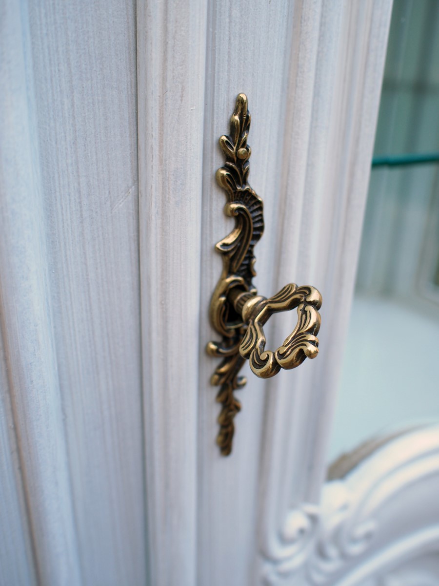 Aperçu patine blanc gris perle clair