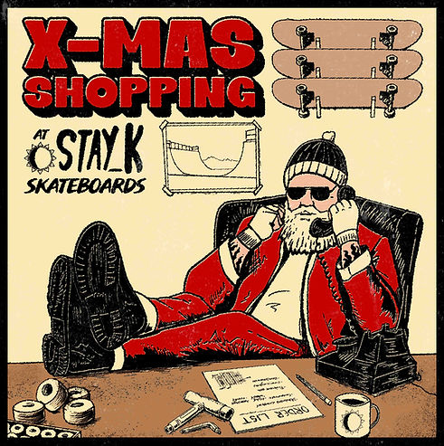 xmas christmas skateboard skateshop stay k cyprus europe online