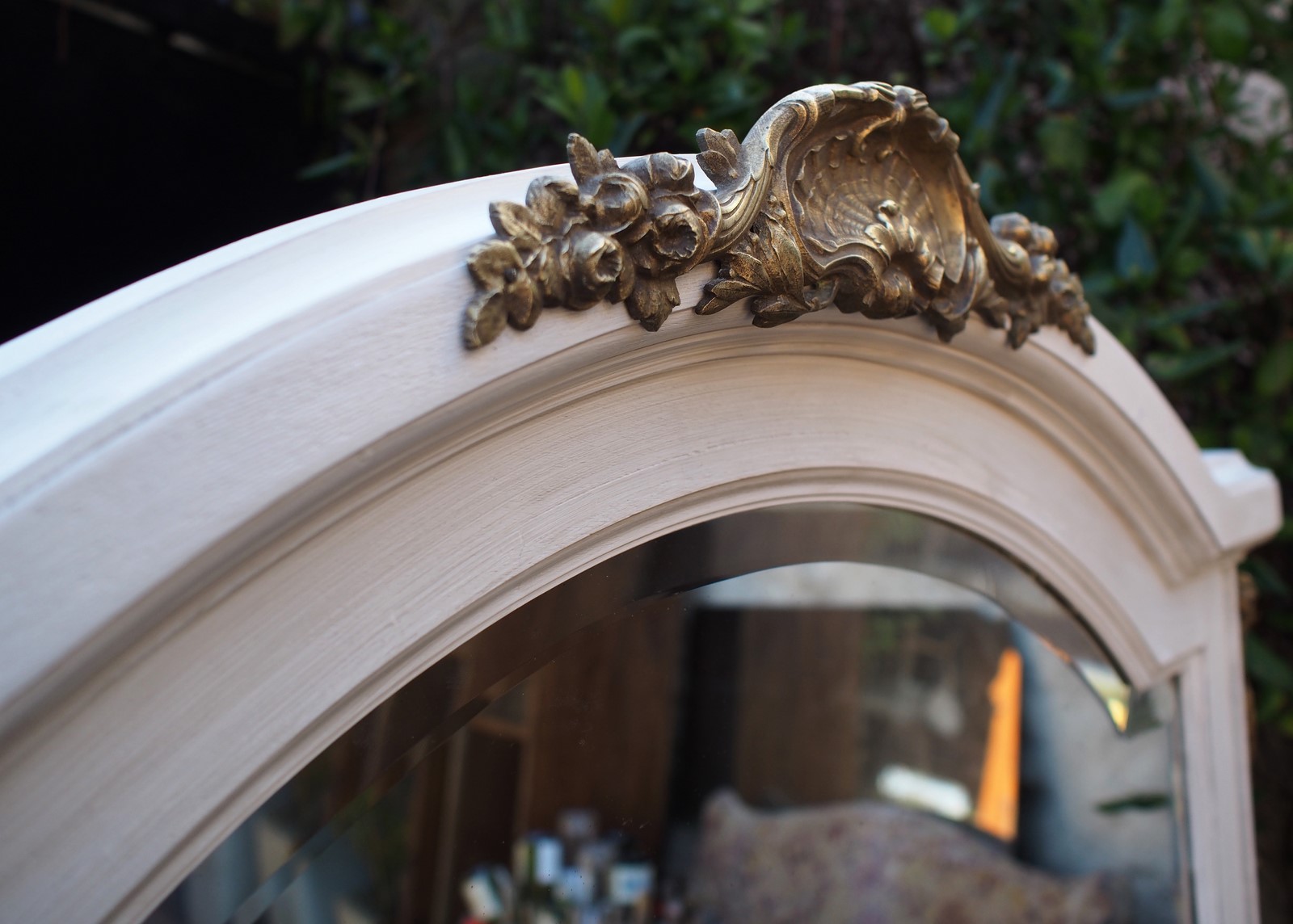 Aperçu patine blanc gris perle clair