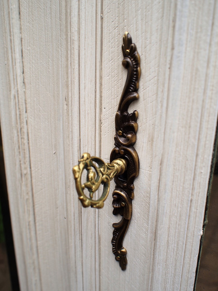 Aperçu patine blanc gris perle clair