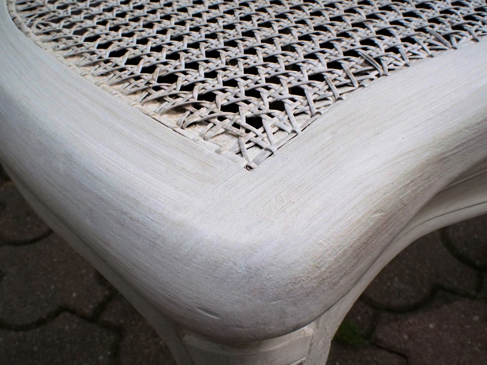 Aperçu patine blanc gris perle clair