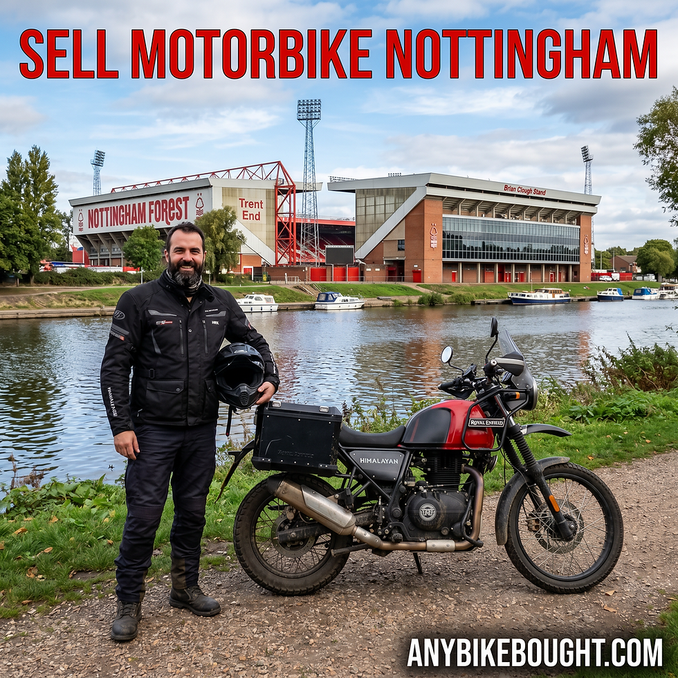 Sell Your Motorbike in Nottingham – Fast, Easy and Hassle-Free with Any Bike Bought