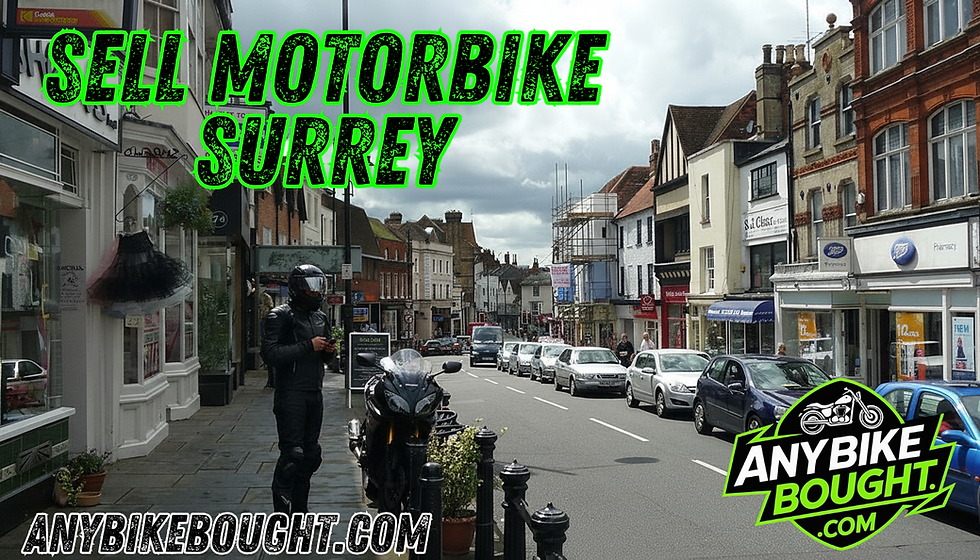 Sell Your Motorbike in Surrey to AnyBikeBought.com – Fast, Fair, and Stress-Free