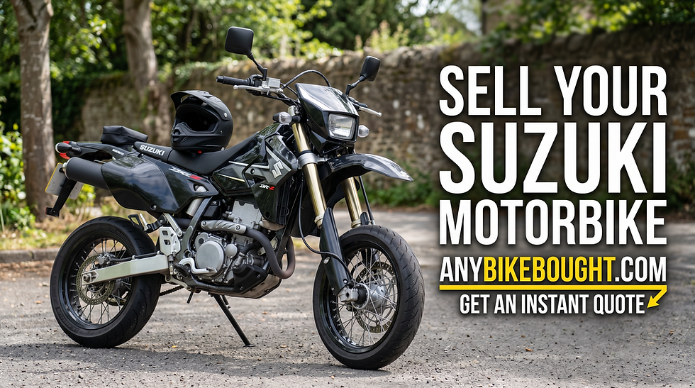 Sell My Suzuki Motorbike ā Get the Best Price for Any Suzuki Motorcycle with AnyBikeBought.com